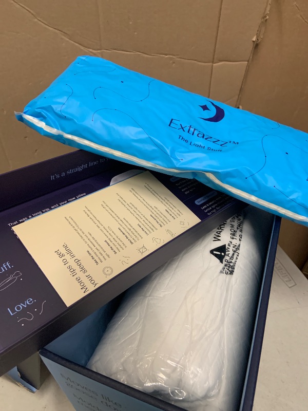 Photo 1 of DreamyBlue Signature Pillow w/Adjustable Loft • Shredded Memory Foam Fill • Neutral Alignment for Side, Back, and Stomach Sleepers • Washable Bamboo Rayon Cover • CertiPUR-US Certified Foam (Queen)