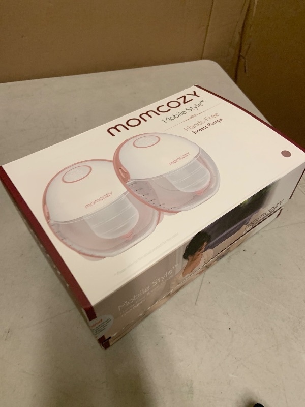 Photo 1 of Momcozy Breast Pump Hands Free Mobile Style | M6, Wearable Breastfeeding Pump Ideal Rhythm for More Milk, DoubleFit Flange More Fit & Discreet with 3 Modes & 9 Levels, 24mm - 2 Pack Cozy Red