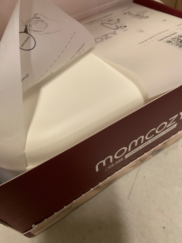 Photo 1 of Momcozy Breast Pump Hands Free Mobile Style | M6, Wearable Breastfeeding Pump Ideal Rhythm for More Milk, DoubleFit Flange More Fit & Discreet with 3 Modes & 9 Levels, 24mm - 2 Pack Cozy Red