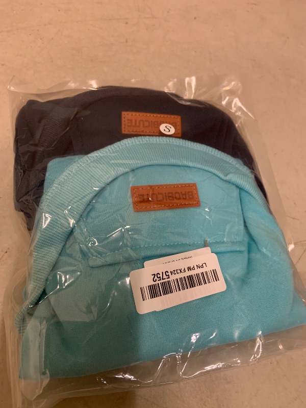 Photo 1 of 2 Pack Dog Hoodie Warm Hood Dog Sweater Cold Weather Small Dogs Sweatshirt Comfort Pet Clothes for Small Medium Dogs with Pockets Cats Chihuahua Clothes for Male Female Girl Boy Sporty Daily Wear