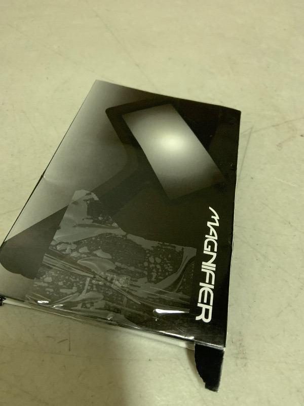 Photo 1 of 10X Magnifying Glass Rectangle Reading Magnifier Large Handheld Magnifying Glasses Scratch Resistant Glass Lens for Observation Reading Hobbies Nature Exploration Repair(Jumbo Horizontal Viewing Area)