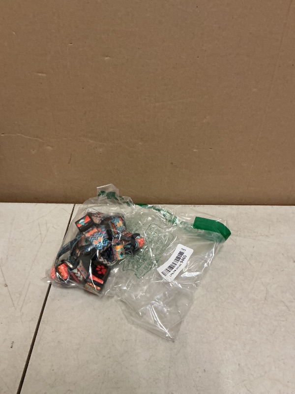 Photo 1 of Western Dog Harness and Leash Set, Pretty Pattern No-Pull Pet Halter Puppy Outdoor Easy Walk for Small Medium Large XL Dogs Female Male Pug Bully Mastiff, Boho M