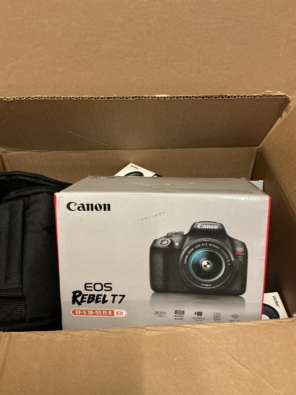 Photo 1 of Cannon EOS Rebel T7 camera plus kit