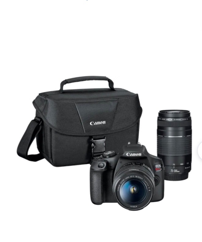 Photo 1 of Cannon EOS Rebel T7 camera plus kit
