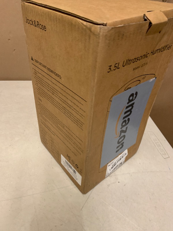 Photo 1 of Jack & Rose Stainless Steel Humidifier, Easy to Clean, Dishwasher Safe, Cool Mist Humidifiers for Bedroom