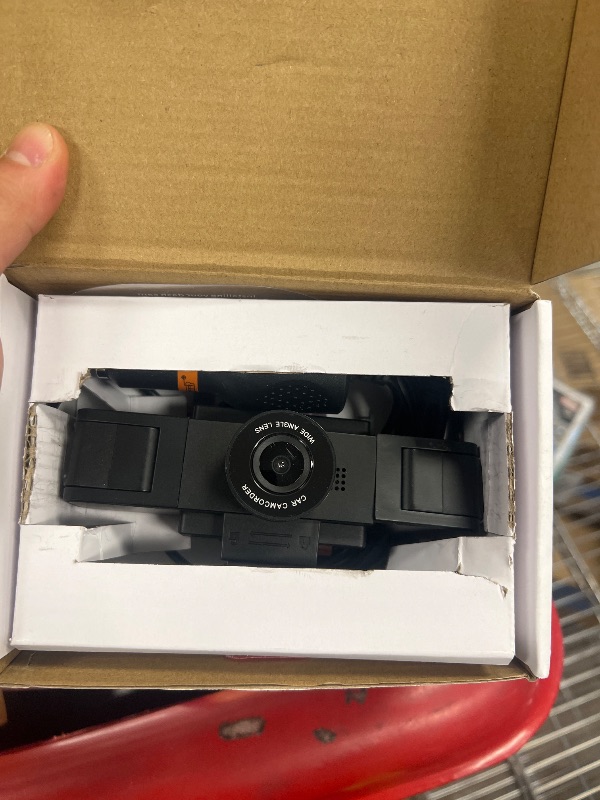 Photo 1 of 3 Channel 1080P Dash Cam Front and Inside Left/Right, Free 32G Card, Dash Camera Loop Recording, Triple Camera for Cars 24 Hours/7 Parking Monitor, Wide Angle, IR Night Vision, with G-Sensor, Black