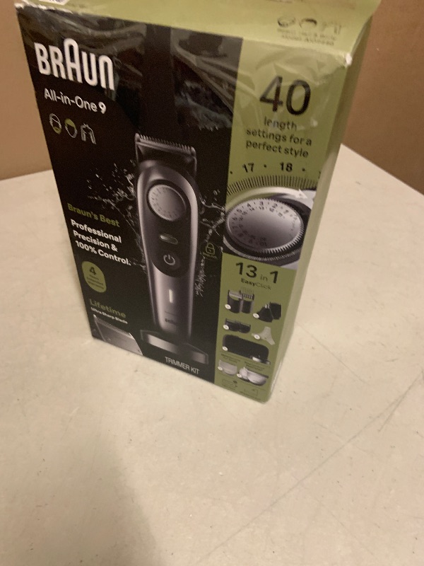 Photo 1 of Braun Series 9 All-in-One Multi Grooming Kit for Men, 13-in-1 Beard Trimmer, Body Groomer, Hair Clipper and Manscaping for Face & Body, 9440