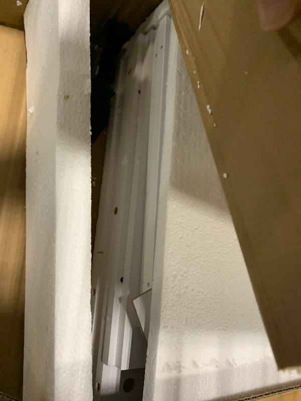 Photo 1 of **UNTESTED**
Haewon Small Vanity Desk with Mirror and Lights, Makeup Vanity with Charging Station, Compact Dressing Table Set with Storage Chair, Drawer and Shelves for Bedroom, White **SIMILAR MODEL**