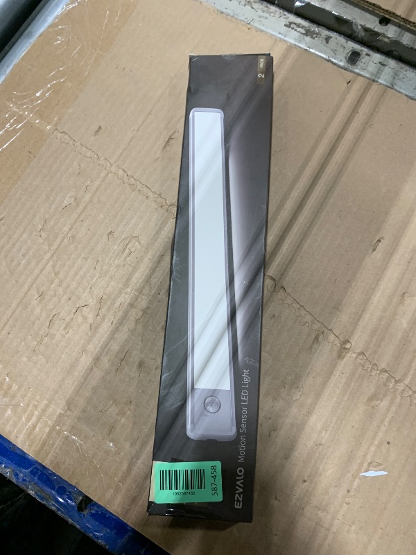Photo 1 of EZVALO 16.5-inch Under Cabinet Lighting, 3 Color Temperatures, 4000mAh Rechargeable Motion Sensor Light Indoor, LED Magnetic Lights with Dimmable for Kitchen, Stairs, Pantry, Closet