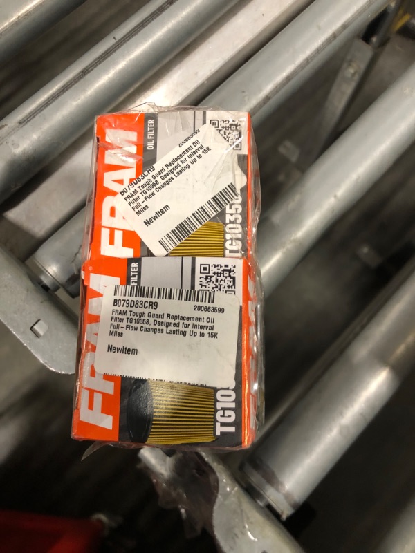 Photo 1 of (2) FRAM Tough Guard Replacement Oil Filter TG10358, Designed for Interval Full-Flow Changes Lasting Up to 15K Miles