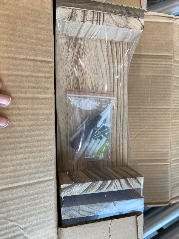 Photo 1 of (2) cbesvfo Wood Floating Shelves for Wall Bedroom, Repisas Flotantes De Pared, repisas flotantes de pared, Floating Shelves for Kitchen, Living Room, Kitchen, Office,Wood Shelves for Wall Decor Set of 5