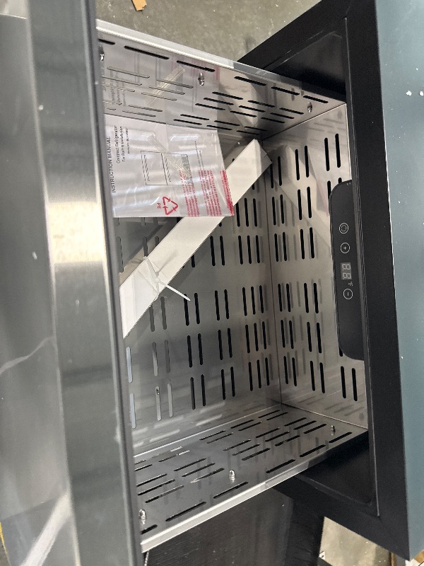 Photo 1 of **SMALL DENT ON THE BOTTOM DOOR** COWSAR Under Counter Double Drawer Refrigerator, 24 Inch Weather Proof Outdoor Beverage Fridge, Built-in Stainless Steel Beverage Cooler, 145 Cans for Kitchen & Commercial, Silver