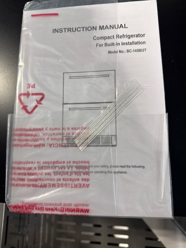 Photo 1 of **SMALL DENT ON THE BOTTOM DOOR** COWSAR Under Counter Double Drawer Refrigerator, 24 Inch Weather Proof Outdoor Beverage Fridge, Built-in Stainless Steel Beverage Cooler, 145 Cans for Kitchen & Commercial, Silver