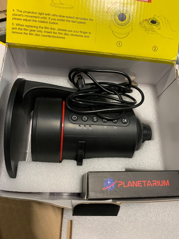 Photo 1 of [White Noise] Galaxy Projector, 28 Soothing Sounds Star Projector Sound Machine, Solar System Space Planetarium Projector Night Light, Room Decor for Ceiling Bedroom Kids Adults Sleep Trainer