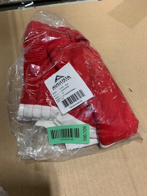 Photo 1 of *** 1 PC *** Match-Up Basketball Shorts Scarlet/White M