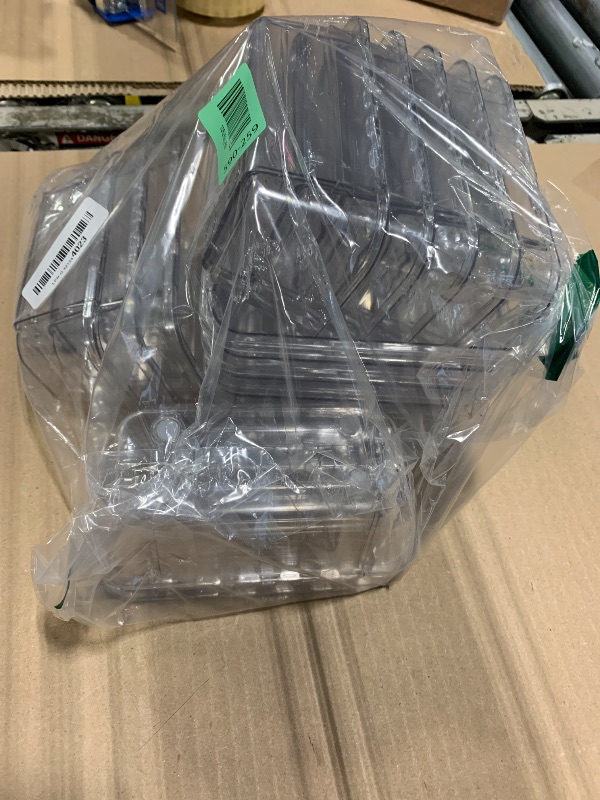 Photo 1 of *** 14 PCS *** 15 Pcs Extendable Clear Drawer Organizer, All Adjustable Vanity Storage Box, 2-Size Desk Drawer Organizer, Acrylic Storage Bins for Makeup, Cosmetic, Bedroom Dressers Tool Organizer for Gadgets