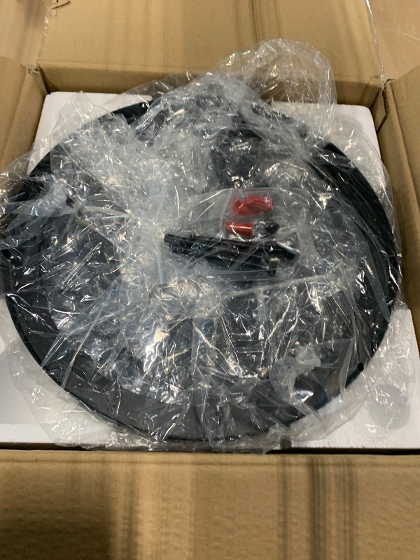 Photo 1 of **PARTS ONLY, SHADE IS BROKEN** Black Flush Mount Ceiling Light Fixture, Farmhouse Light Fixture with Seeded Glass Lampshade, 2-Light Industrial Close to Ceiling Lighting for Hallway, Kitchen, Entryway, Foyer(Bulb Not Included)