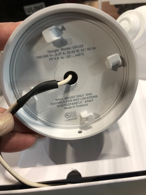 Photo 4 of Google Nest Cam with Floodlight - Outdoor Camera - Floodlight Security Camera, White, 1 Count (Pack of 1)