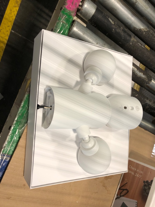 Photo 3 of Google Nest Cam with Floodlight - Outdoor Camera - Floodlight Security Camera, White, 1 Count (Pack of 1)