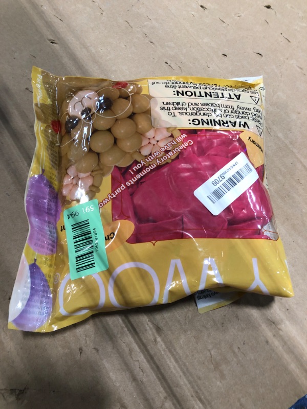 Photo 1 of ***missing parts*** PartyWoo Hot Pink Balloons 140pcs Different Sizes of 18 12 10 5 Inch Magenta Fuchsia Dark Pink Balloon Arch Kit Garland for Wedding Girl Baby Shower Princess Birthday 1950s Party Decorations Pink-Y01