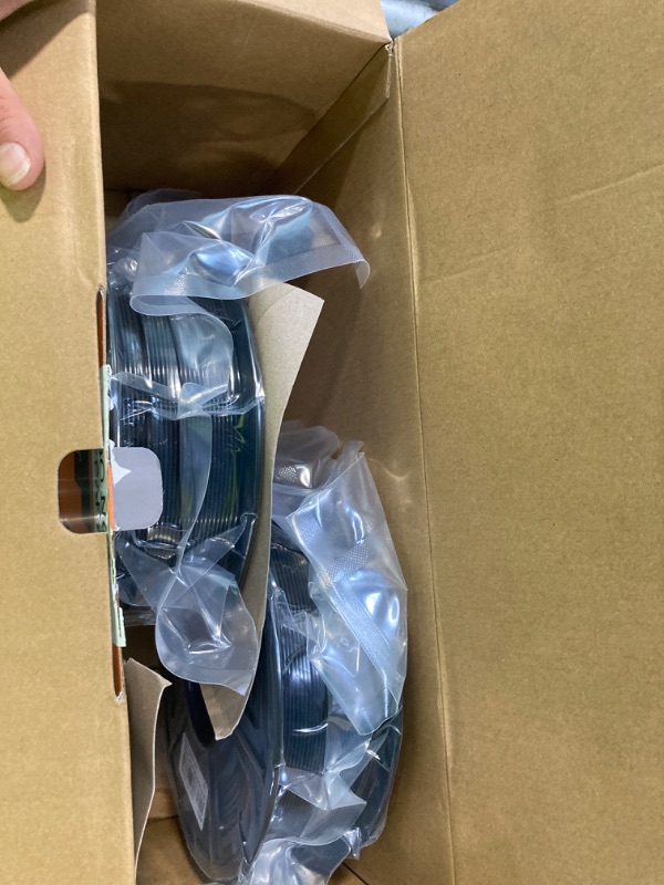 Photo 1 of **ONLY 2**
TECBEARS PETG Filament 1.75mm, 3D Printer Filament PETG Black Bundle, Strong Toughnes, 4 * 1KG(1320M) Filament High Precision, Dimensional Accuracy ±0.02mm, 4 Packs of Black