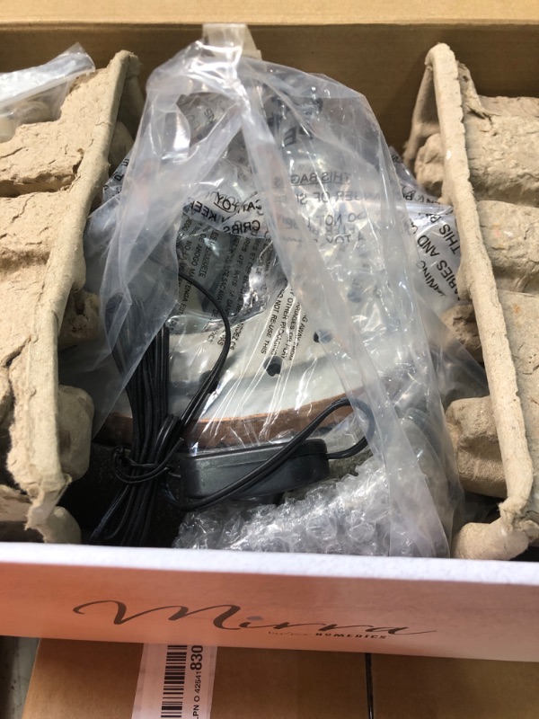 Photo 1 of **UNTESTED**
Homedics Mirra Oceanside Relaxation Fountain - Serene Decorative Home Decor, Natural