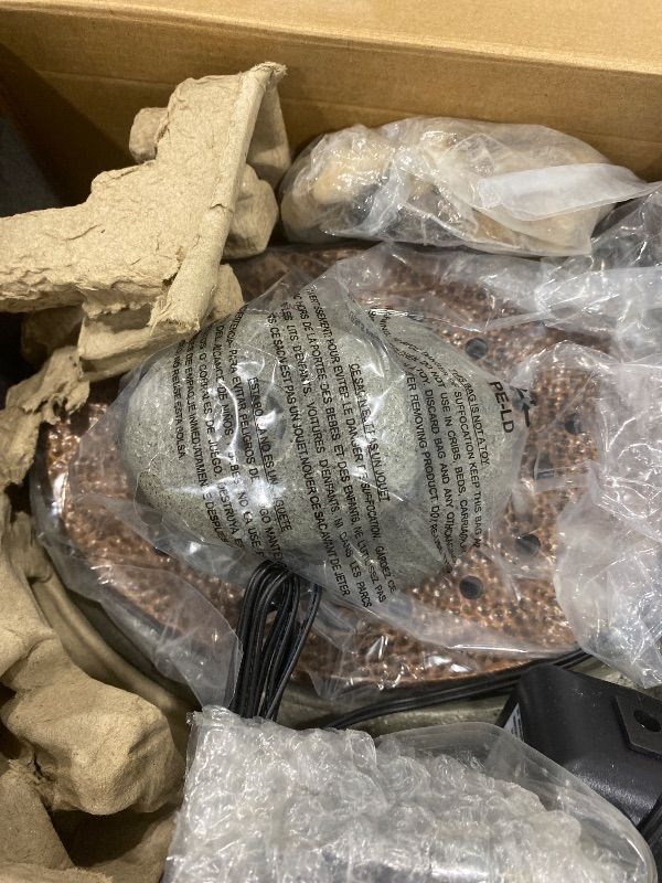 Photo 1 of **UNTESTED**
Homedics Mirra Oceanside Relaxation Fountain - Serene Decorative Home Decor, Natural