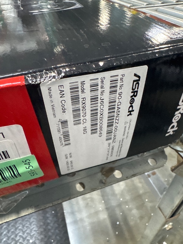 Photo 7 of ASRock AMD Radeon RX 9070 Challenger 16GB 2520 MHz 20 Gbps GDDR6 256Bit GPU RT+AI Accelerators PCIe5.0 2x8-pin Triple Fan 700W Graphics Card 0DB Silent Cooling DisplayPort2.1a HDMI2.1b LED Indicator