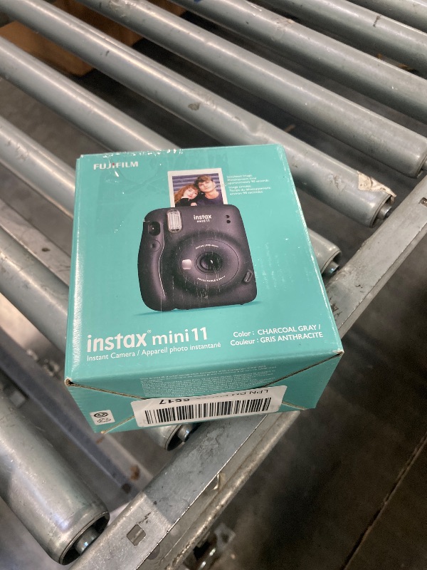 Photo 1 of **MISSING BATTERY COVER**
Fujifilm Instax Mini 11 Instant Camera - Charcoal Grey