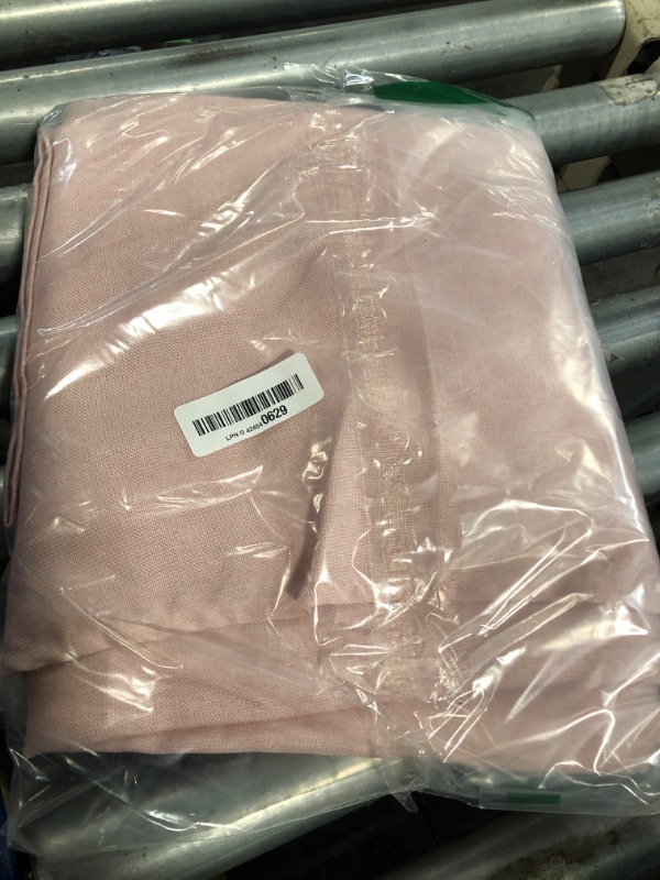 Photo 1 of *** LIGHT PINK *** JIALE Rectangle Tables Cloth, Waterproof Stain Resistant Tablecloth, Wrinkle Free Farmhouse Dining Table Cover, Soft Fabric Table Cloths for Dinner/Party/Holiday, 60 X 84 Inch, Pink