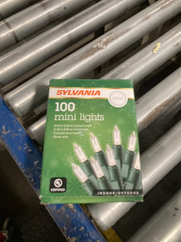 Photo 1 of  SYLVANIA 100 Mini Lights Clear