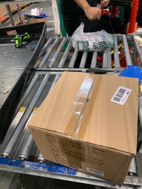 Photo 2 of C9 68Ft Led Christmas String Lights 100 LED with Quick Clips Outdoor Waterproof Strawberry Lights, Commercial Grade Extendable for Indoor Outside Roofline Patio Home Xmas Decoration, Warm White