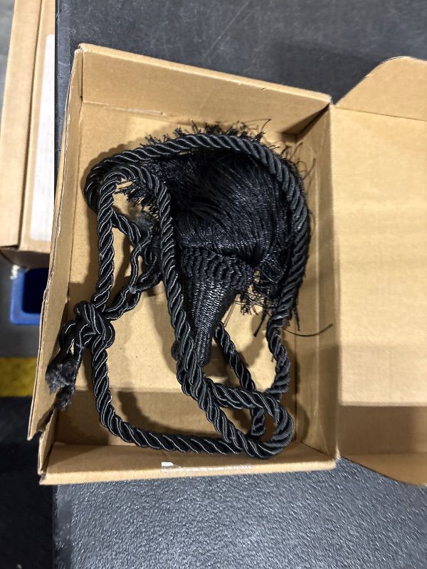 Photo 1 of **MISSING ONE**
BEL AVENIR 2 Pack Curtain Tiebacks Tassel Drapery Tie-Backs Rope Handmade Holdbacks Home Office Hotel Decorative (Black, 2 Pack)