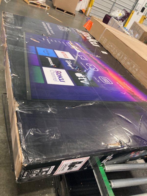 Photo 5 of Roku Smart TV – 65-Inch Pro Series 4K QLED RokuTV with Backlit Roku Voice Remote Pro, Dolby Vision IQ, 120Hz Refresh Rate – Live Local News, Sports, Gaming