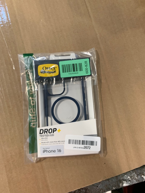 Photo 1 of OtterBox iPhone 16 React Series Case - Indigo Night