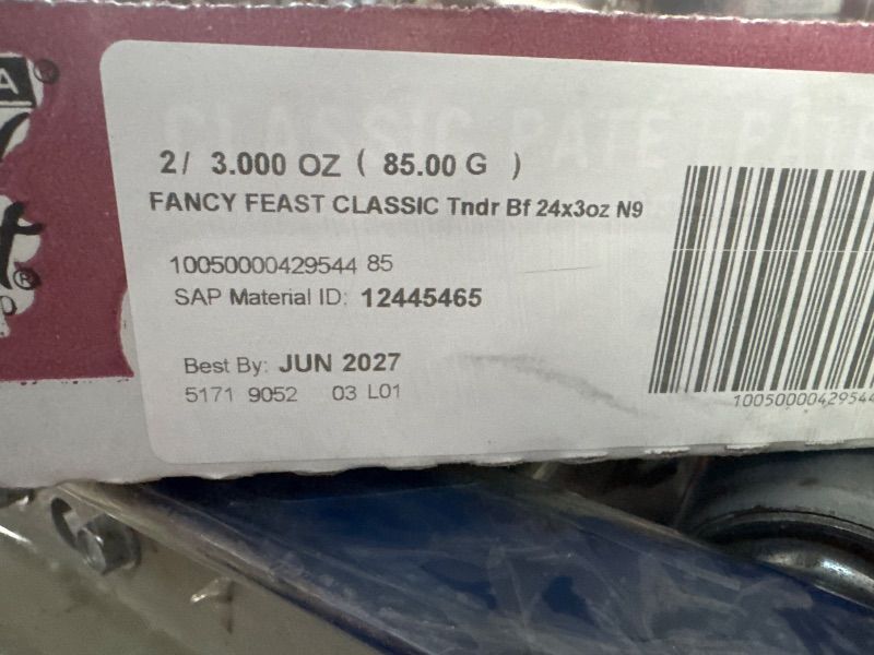 Photo 1 of *** BB 6/2027**** FNCY Feast Tender Beef 3OZ (12 Pack)