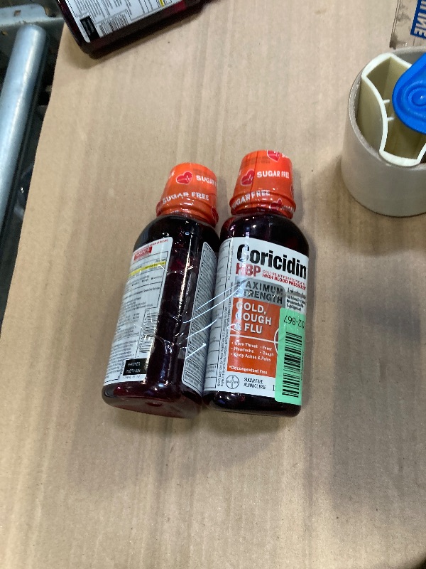 Photo 1 of ** BUNDLE 2PK ***
CORICIDIN HBP Liquid Cold & Flu Cherry 12oz.