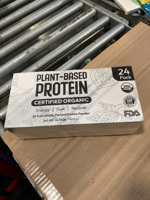 Photo 1 of ***** BB 1/30/2026 ****NUTRAPULSE Matcha Vegan Protein Powder Sample Pack – 31g Organic Plant-Based Protein Gluten-Free, Dairy-Free, Soy-Free, Non-GMO – Clean, Easy to Digest – Smoothie & Energy Boost – 24 Servings