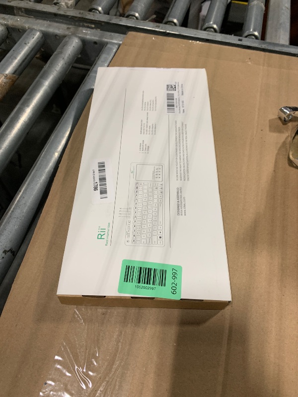 Photo 1 of (Dual Mode) Rii RT518S Wireless and Bluetooth 2-LED Color Backlit Multimedia Keyboard with Multi-Touch Big Size Trackpad,Rechargable Keyboard for Android TV Box,PC,Tablets,Smart TV, HTPC, IPTV,Windows