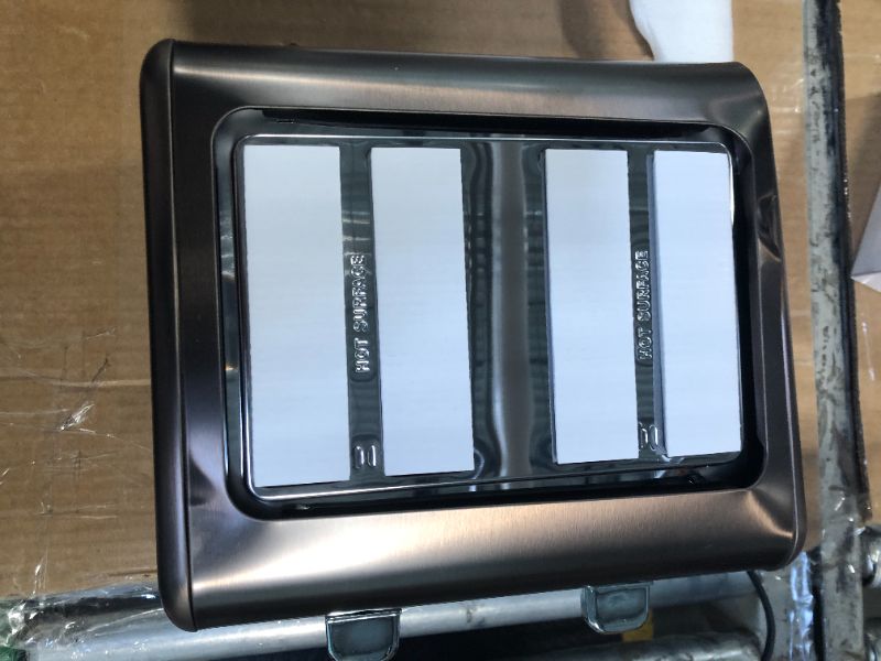 Photo 1 of ***MINOR DAMAGE REVIEW LIVE PHOTO FOR REFERENCE***SEEDEEM 4 Slice Stainless Toaster with LCD Display, 7 Shade Settings, Wide Slots, Bagel/Defrost/Reheat Functions, Removable Crumb Tray, 1800W