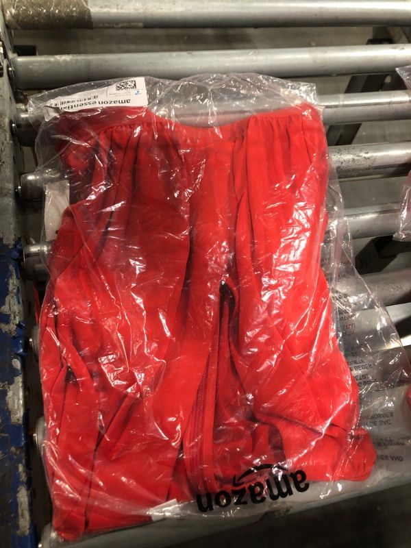 Photo 1 of *** SAME SIZE *** Amazon Essentials Women's Relaxed-Fit Matte Jersey Jumpsuit, Bright Poppy Red, X-Small
