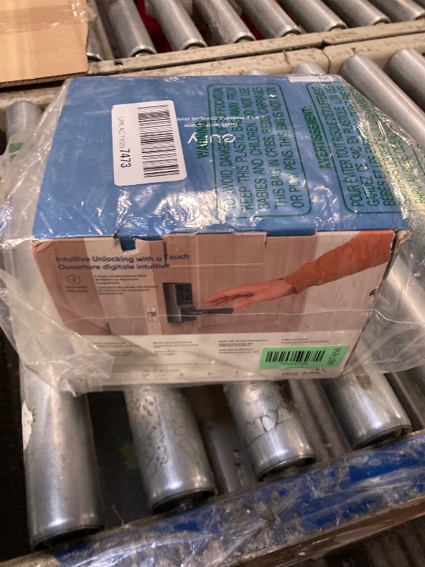 Photo 1 of eufy Smart Lock C33, Keypad Door Lock with Handle, Fingerprint Door Knob, Keyless Entry Door Lock for Front Door and Bedrooms, Electronic Deadbolt, Wi-Fi, Remote App Control, IP53 Waterproof, Black