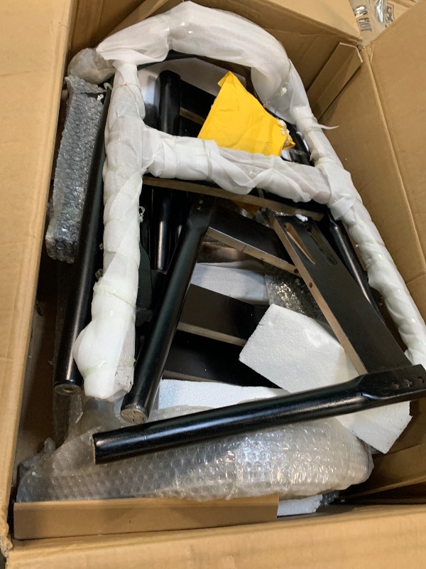 Photo 1 of DELAVIN Solid Wood Dining Chairs Set of 4, Farmhouse Style High Ladder Back Dining Room Chairs, Modern Dining Chair for Living Room, Kitchen, Bedroom, Black