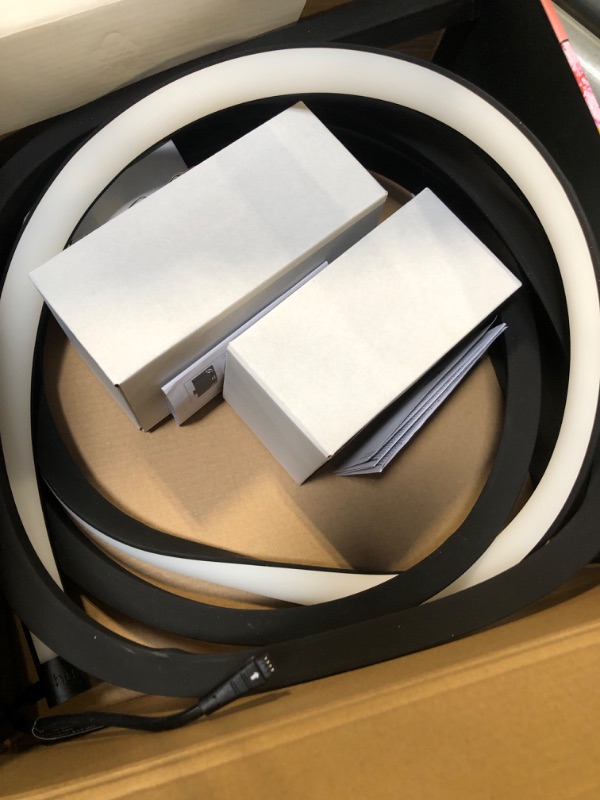 Photo 1 of Philips Hue 75" Smart Light Strip - White and Color Ambiance LED Color-Changing TV Backlight - Sync with Television, Music, Gaming - Requires Bridge and Sync Box