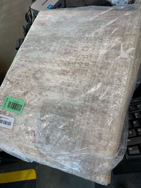 Photo 1 of *MINOR DAMAGE - USED*
Restydon Rug Runners for Hallways Non Slip - 2x8 Runner Rug for Bedroom, Washable Runner with Rubber Backing, Soft Low-Pile Carpet for Kitchen, Laundry, Bathroom (2'x8', Beige/Ivory)