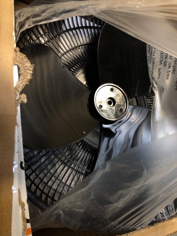 Photo 1 of ** MISSING HARDWARE**
Comfort Zone 16-Inch Oscillating Table Fan & Desk Fan – 3-Speed Cooling with Push Button Controls, Quiet Operation, Adjustable Tilt Head, Compact Design for Home, Office, Dorm, or Bedroom Use, Black