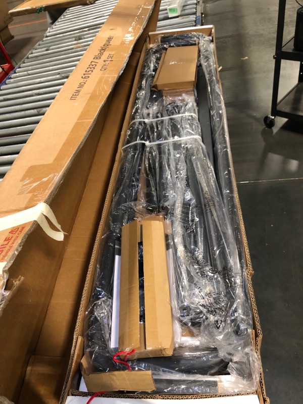 Photo 1 of ** FACTORY SEALED**Yaheetech Classic Metal Platform Bed Frame Mattress Foundation with Victorian Style Iron-Art Headboard/Footboard/Under Bed Storage/No Box Spring Needed/Queen Size Black