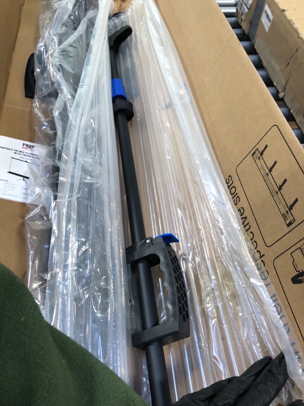 Photo 1 of ** MISSING INSTRUCTIONS AND HARDWARE**
PropVue Projector Screen with Stand 120 inch - Indoor and Outdoor Projection Screen for Movie or Office Presentation - 4:3 HD Premium Wrinkle-Free Tripod Screen