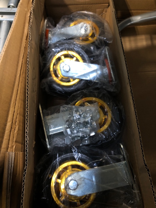 Photo 1 of ** FACTORY SEALED**** MISSING INSTRUCTIONS**
Platform Truck Heavy Duty Push Cart Dolly with 6'' Wheels 2000 LBS Capacity Steel Large Flatbed Cart Foldable Platform Dolly for Groceries, Garage, Warehouse, Equipment (36" X 24")