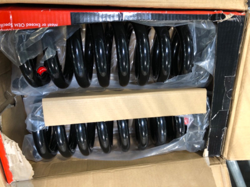 Photo 1 of ** FACTORY SEALED**A-Premium 2Pcs Front Suspension Coil Springs Set Compatible with Chevrolet Express 1500 2003-2014, Express 2500 2003-2016 & GMC Savana 1500 2500, Driver and Passenger Side, Replace# 15120841, 15120844